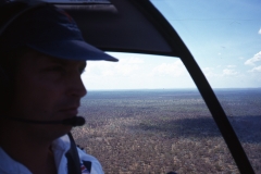 Australia Outback Tea Trees R44 aerial view