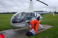 ENGLAND Denham Airfield R44 G-BXUK
